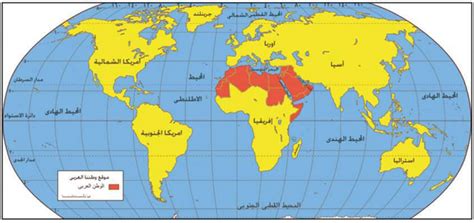 موقع فلسطين في خريطة العالم